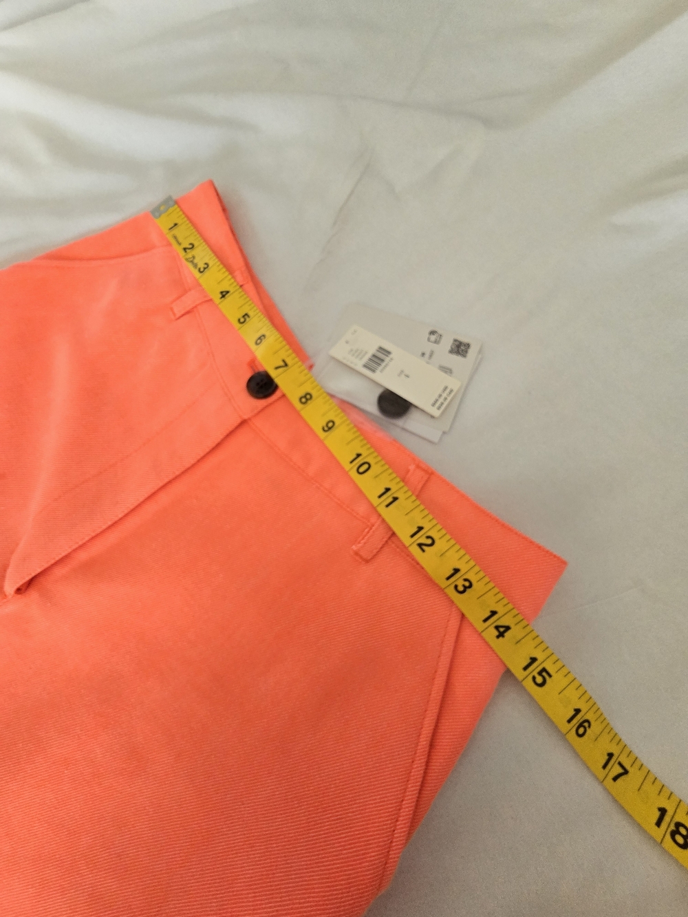 NWT Essentiel Antwerp Coral Orange Flared Midi Skirt Front Slit A-Line Size 4 - Picture 6 of 8
